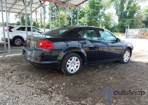 2012 Dodge Avenger Se from USA, damaged, VIN 1C3CDZABXCN109888